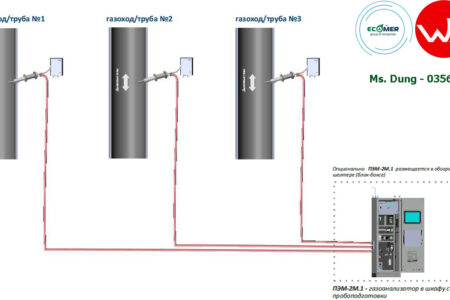 Máy phân tích khí quang học PEM-2M 1